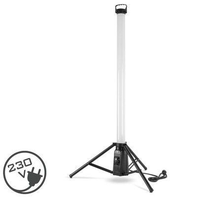 STAHLWERK 360° LED Baustrahler 100 Watt Arbeitsleuchte 7500 lm mit Stativ