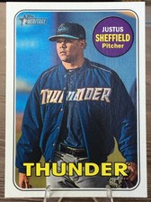 2018 Topps Heritage Minor League #218 Justus Sheffield Trenton Thunder SP