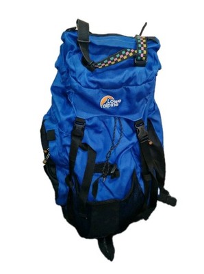 LOWE ALPINE Rucksack blau Retro 90er Wanderrucksack Gorpcore 45 L Vintage