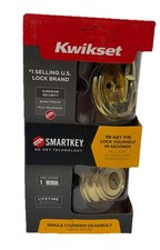 Kwikset Single Cylinder Deadbolt Grade 1 New in Box NIB 99800-087