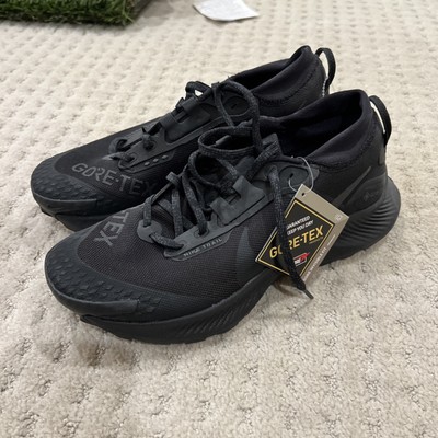 Nike Pegasus Trail 3 GTX Womens Size 9 GoreTex Triple Black DC8794-001 Shoes