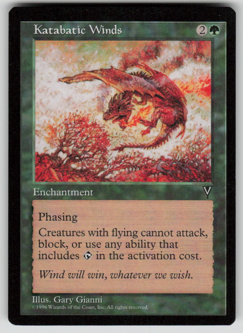 Katabatic Winds Rare Visions MTG Near Mint