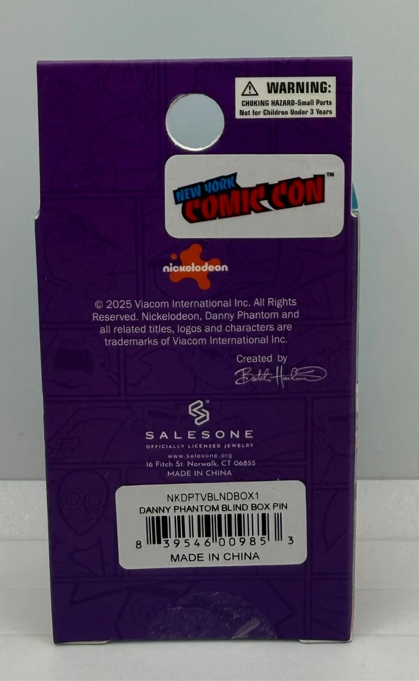 JUEGO DE 3 prendedores de caja ciega Danny Phantom Nickelodeon NYCC 2025 - Imagen 2 de 2