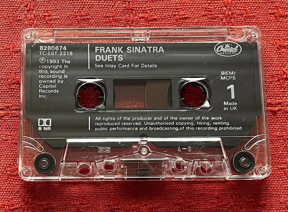 FRANK SINATRA - CASSETTE TAPE IN STICKERED CASE - DUETS - Image 2 of 4