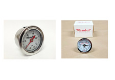 Marshall 0-15 Psi Fueloil Pressure 0-250 F Water Oil Trans Temp Gauge Set Marshall 0-15 Psi Fueloil Pressure 0-250 F Water Oil Trans Temp Gauge Set