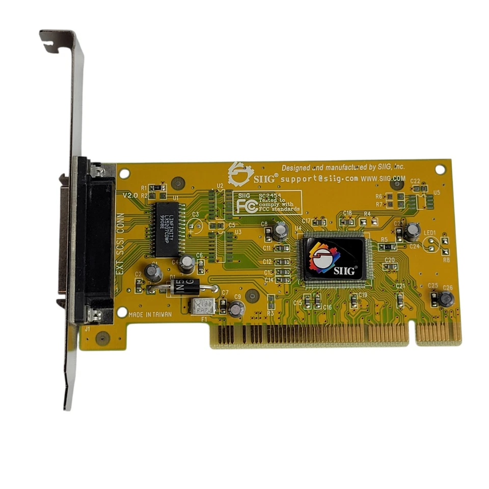 SIIG SC-2454 PCI SCSI Controller Card Adapter - Image 2 of 4