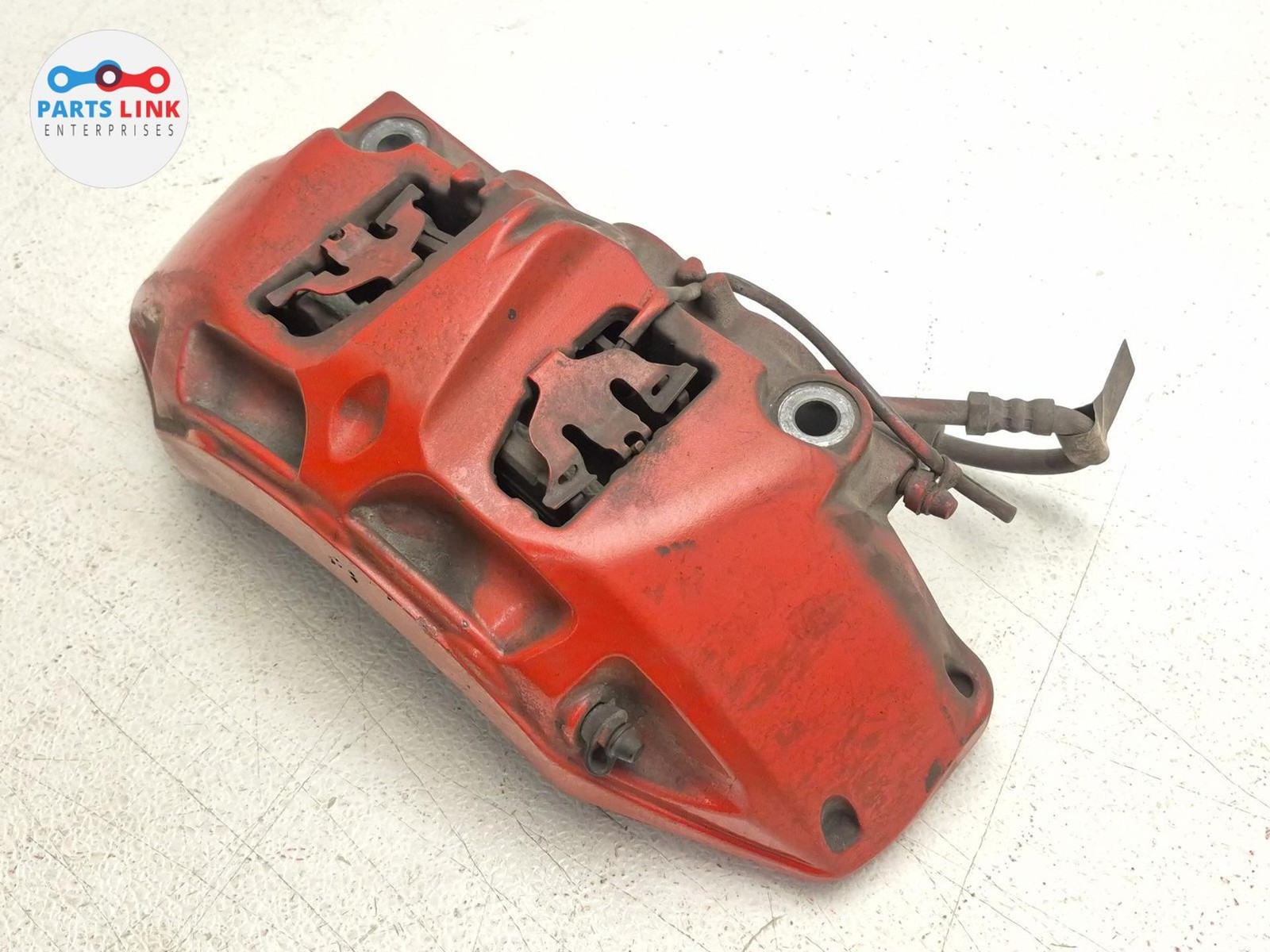 2016-20 BENTLEY BENTAYGA FRONT RIGHT BRAKE CALIPER RED 6 POT OEM 6.0L 636 ASSY