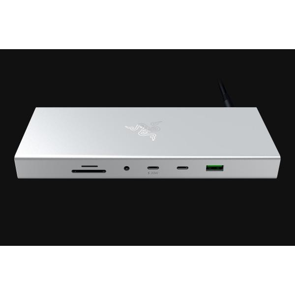 Usb 4 dock usb tipo-c 10000 mbit/s argento - Immagine 3