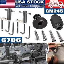 GM245 Fuel Injector Seals Tool & 6706 Injector Rail Assembly Remover Kit For GM.