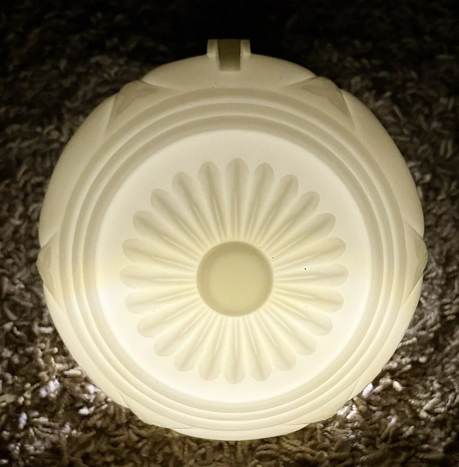 Antiguo Original l920 años 30 lote de 5 candelabros de vidrio Art Deco TONOS DESLIZANTES De colección Foto 3 de 4