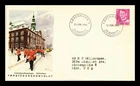 Dr Jim Stamps Demark King Frederik Definitive 1950 First Day Cover