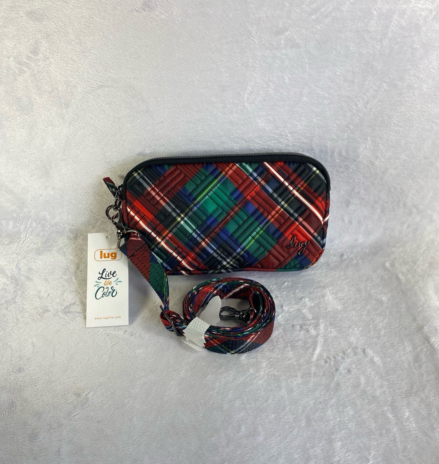 Lug  - COUPE  Convertible Crossbody Belt Waist Shoulder Bag - NWT Tartan Plaid
