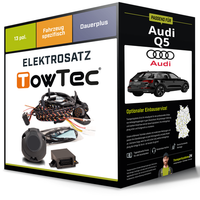 Elektrosatz 13-Pol Spezifisch für Audi Q5 05.2016-Jetzt NEU Towtec