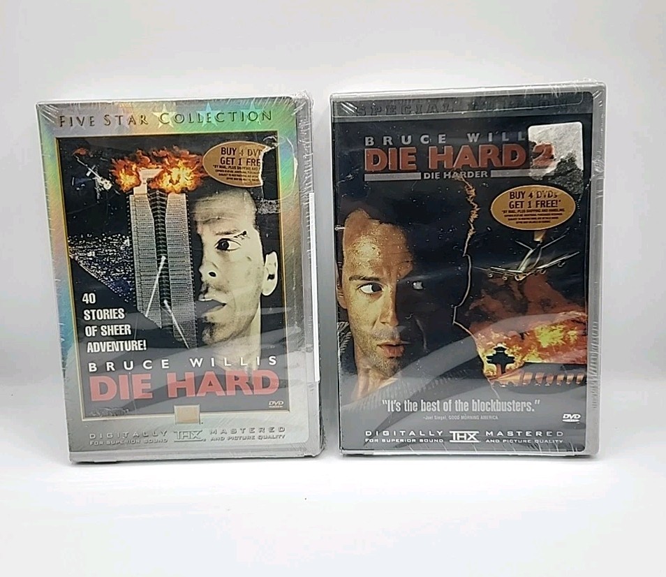 DIE HARD & Die Harder- Bruce Willis - Five Star Collection  DVD NEW/SEALED