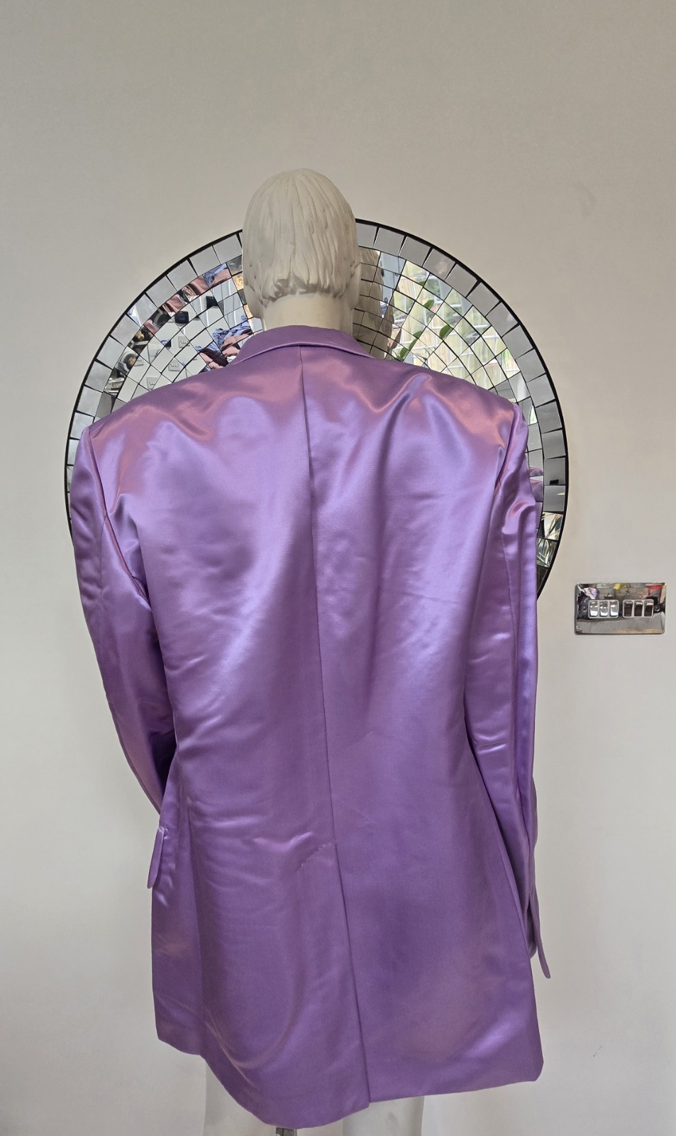 TOM FORD Atticus Mens Lilac Blazer Suit Jacket UK Size 40 EU 50 RRP £1999.99 image 4