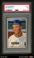 1951 Bowman #232 Nellie Fox White Sox RC HOF PSA 5 - EX