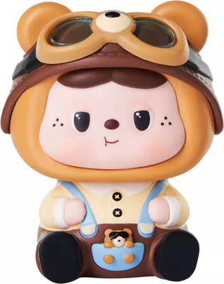 Pilot Bear Mini Figure Heyone BAOBAO BAOBAO Time Capsule Series Collectible