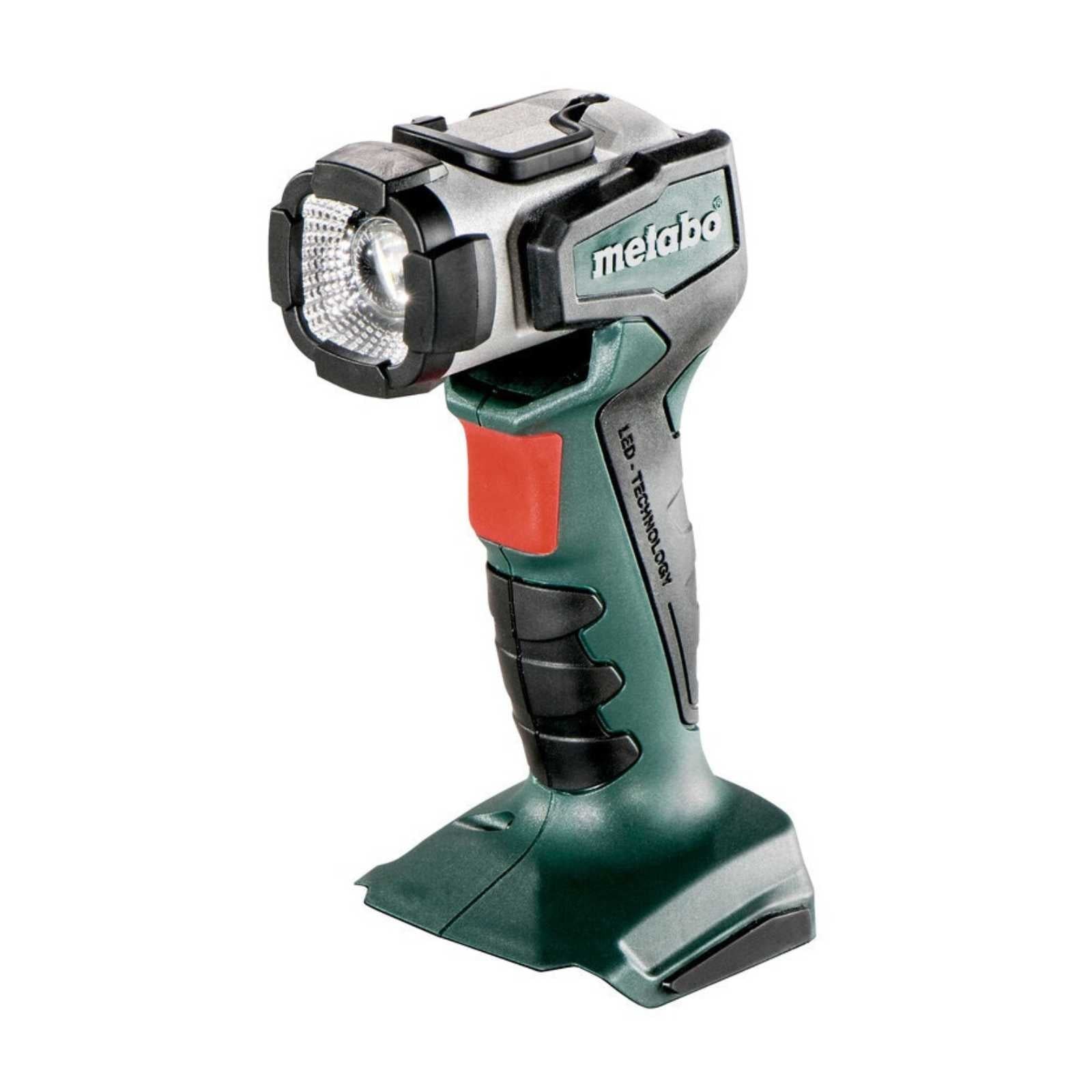 Lampe torche METABO pour éclairer les zones sombres et chantiers de rénovation