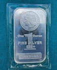 1 oz .999 FINE SILVER BAR Morgan Dollar Design from Highland Mint ~ Sealed
