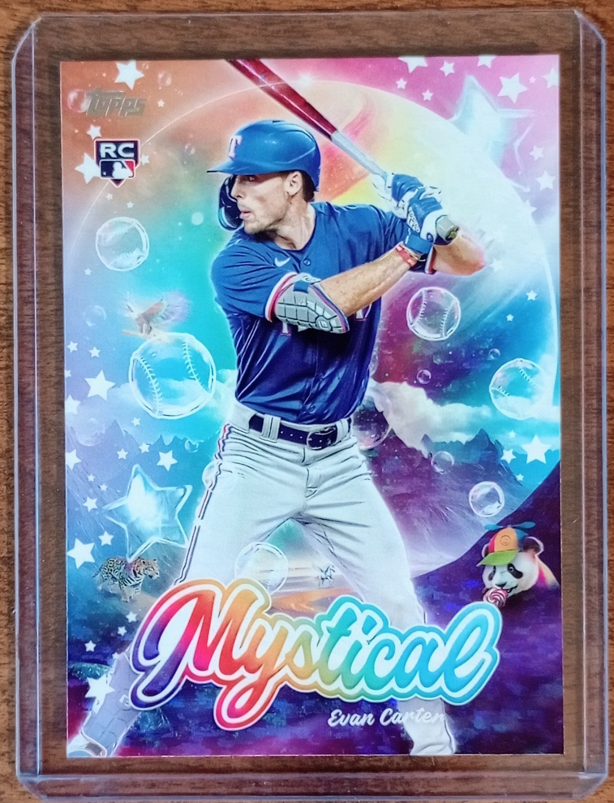 Evan Carter 2024 Topps Update Series Mystical MYS-14 Rookie Card RC
