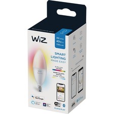 Wiz 40W Equivalent Color Changing B12 Candelabra Dimmable Smart LED Decorative