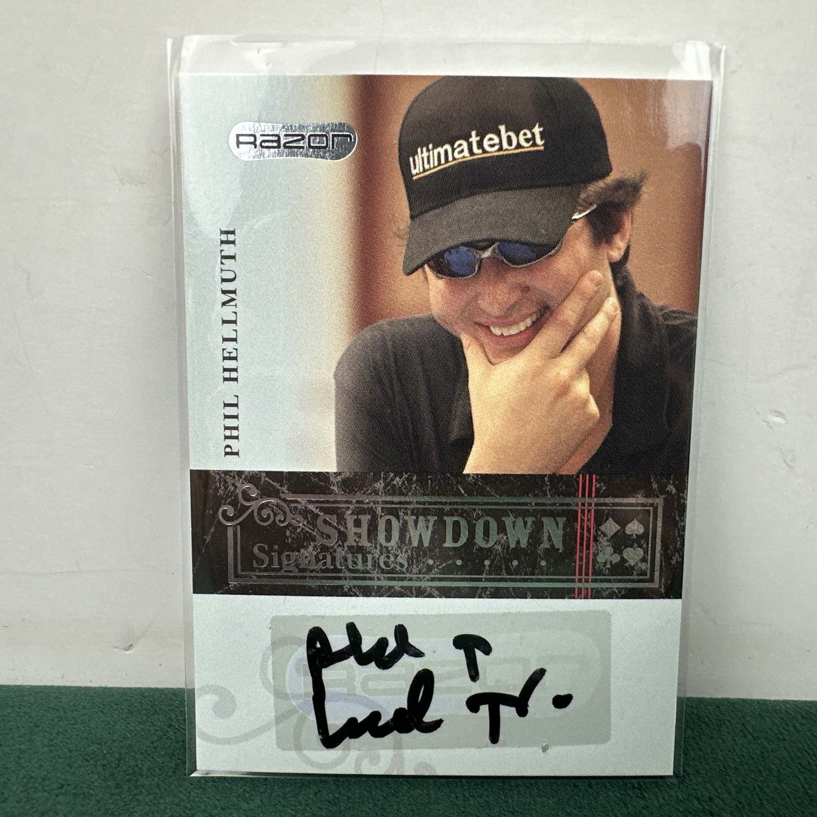 Phil Hellmuth  2006 Razor Poker Showdown Signatures Autograph Card #A-11