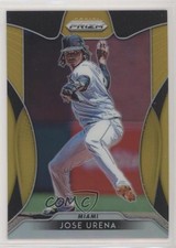 2019 Panini Prizm Gold Prizm 8/10 Jose Urena #49 0l1
