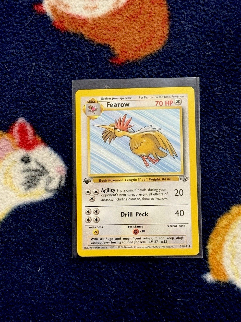 1st Edition Fearow 36/64 - Jungle - Near Mint