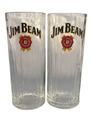 Vintage Jim Beam Tall Drinking Glass