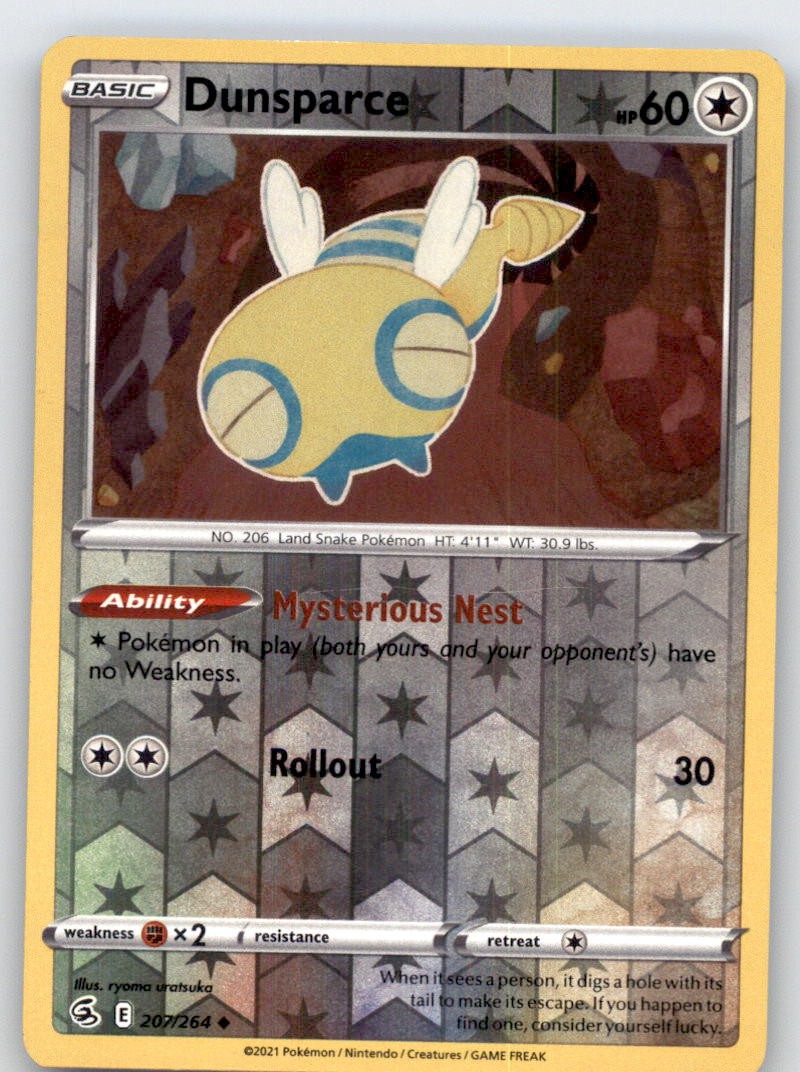 207/264 Dunsparce Reverse Holo