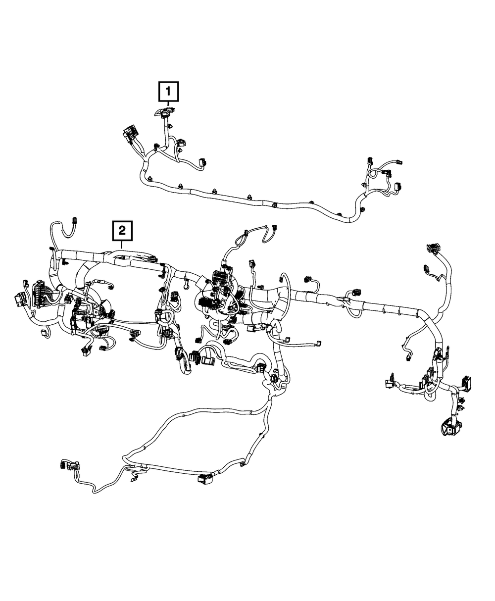 Genuine Mopar Instrument Panel Wiring 68549816AC