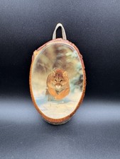 Vintage Yosemite National Park Wood Slice Wall Plaque Cougar Mountain Lion 1970s Vintage Yosemite National Park Wood Slice Wall Plaque Cougar Mountain Lion 1970s