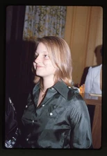 Jodie Foster Original 35mm Photo Transparency Rare 1970's Candid Party 