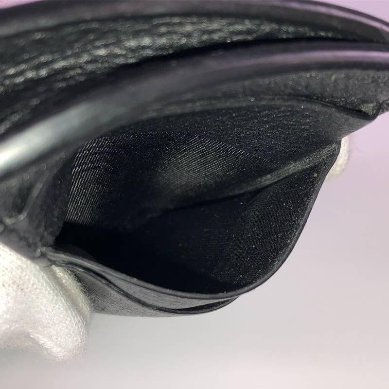 Bottega Veneta Sanji Herman Leather Card Case Black thumbnail 8