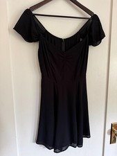 Reformation dress short black size 4 small LBD
