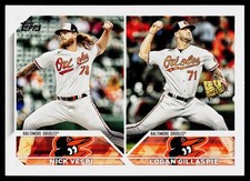 2023 Topps Update - Nick Vespi / Logan Gillaspie RCOM #US322 - Baltimore Orioles