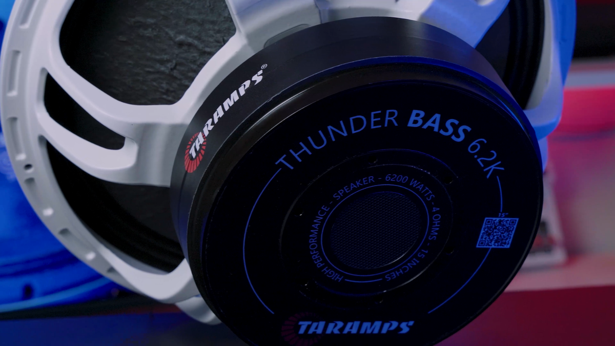 Taramps 15” Thunder Bass 6.2K Car Subwoofer 6200W Peak Dual