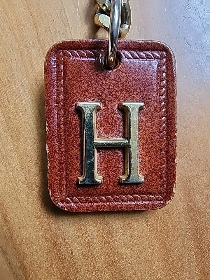 H Monogram HERMES ??? KEY FOB BRACELET Ring - Image 2 of 4