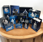 Vtg 1980s Avon Nativity Set 15 Piece White Porcelain Figurines Displays W/ Boxes