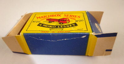 Matchbox 1-75 series No. 20A ERF Stake Truck dark red rare grey