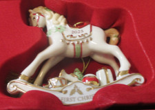 Lenox---2025---Vintage Rocking Horse Ornament---4"----New in Box