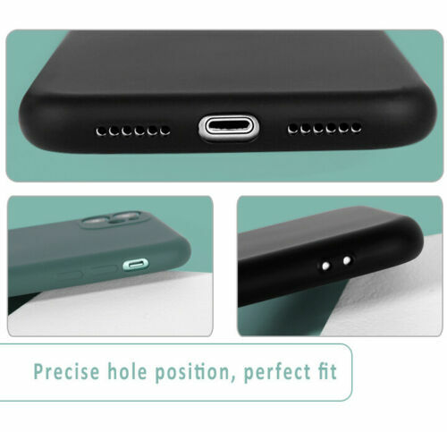 Funda de silicona para iPhone 12 Pro Max 11 XR SE 2 suave genuina cubierta de goma líquida - Imagen 5 de 30