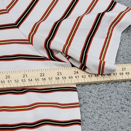 RLX Ralph Lauren Polo Shirt Mens Large Striped Charlotte Country Club Golf - Picture 9 of 10