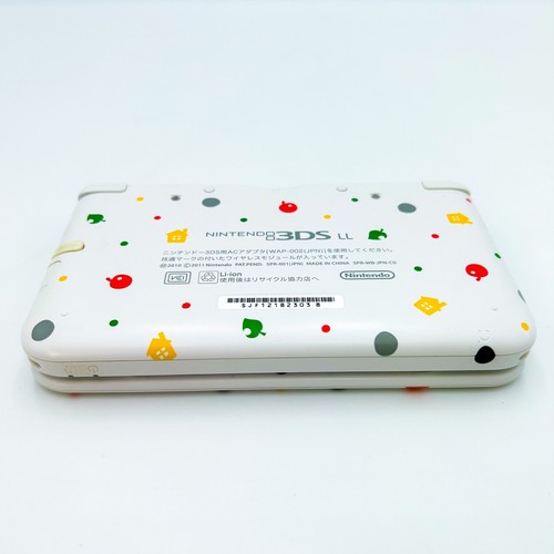 Nintendo 3DS LL XL Animal Crossing Limited Console Japanese ver Good Condition - Picture 18 of 22