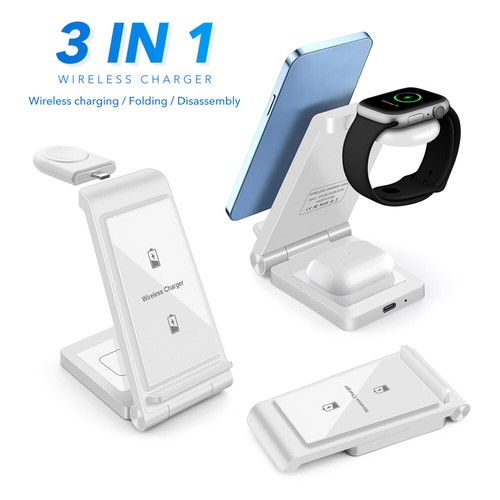 3 Pieces Schnelles Ladegerät Handy Ladestation Telefonladeständer - 第 7/12 張圖片