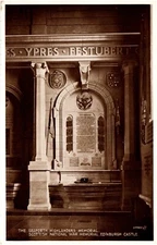 Seaforth Highlanders Memorial Edinburgh Castle Scotland 1910s Postcard Photo