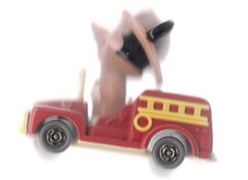 DISNEY VINTAGE MICKEY MOUSE DIE CAST FIRE TRUCK
