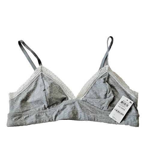 Dickies Girl Women's Seamless Bralette 2-Pack (White & Black) - Comfy No-Wire Bra, Small - View #2