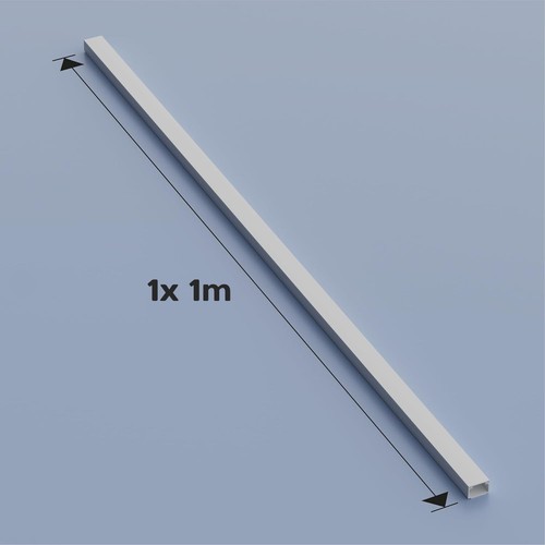 SELBSTKLEBENDES MINI-KOFFERRAUM WEISS PVC KABELLEITUNG TV-KABEL - ALLE GRÖSSEN - Bild 16 von 19