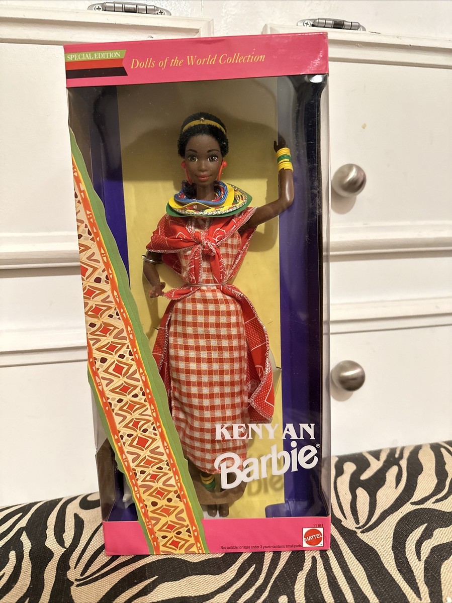Barbie Kenyan 1993 Dolls of the World Collection Kenyan Barbie in